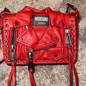 Moschino Milano Motorjacket bag